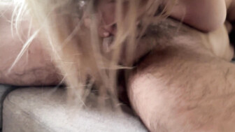 whore wife fucked creampied and gets second load from hubby