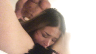 Young hotwife shared with older couple