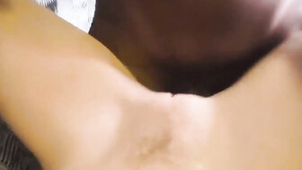 Long black dick and tight white pussy