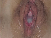 White Married pussy blooms open from BBC Creampie !