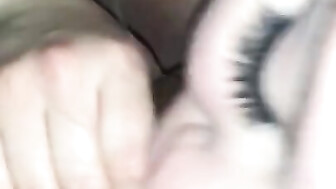 Deep blowjob from blonde and pussy eating