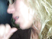 My Slutwife Making A BBC Cum At A Gloryhole