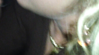 My Slutwife Making A BBC Cum At A Gloryhole