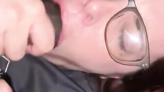 Face fucking her with BBC