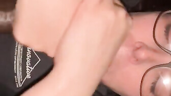 Face fucking her with BBC
