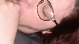 Face fucking her with BBC