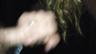 My Slutwife sucking dick in a video booth