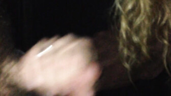 My Slutwife sucking dick in a video booth