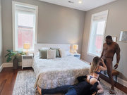 Strong black guy with big dick and amazing cuckold wife