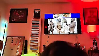 Asian wife gagging on BBC