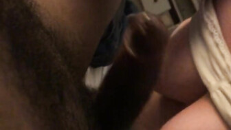 MILF blows Big black dick