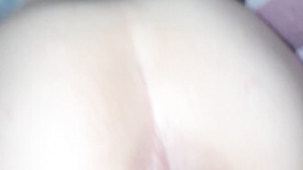 Creaming all over 9” dildo