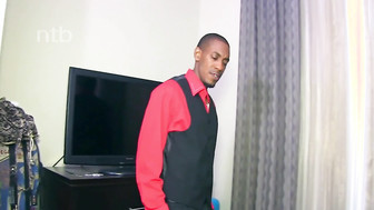 Sexy asian, busty mature and black guy with big dick