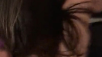 Brunette PAWG gets black dick doggystyle