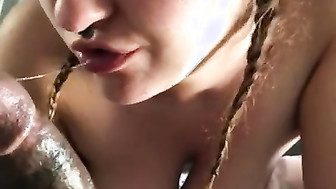 Girlfriend know how to suck Black Dick