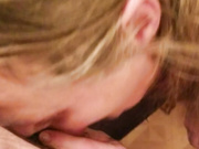 taking a hot load in my mouth