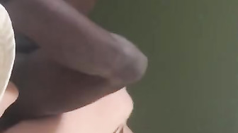 PAWG lady rides younger BBC