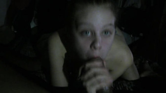 Her Face is Stuffed with his Dick