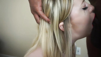 Red Lips Deepthroating Black