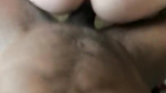 Redhead girl takes Big Black Cock from behind