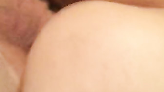 Cheating wife takes condom off