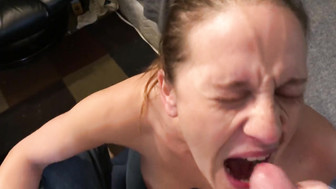 Slut wife sucks another friend while hubby films