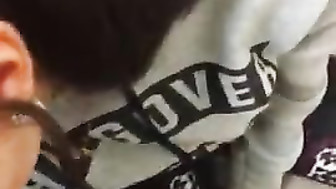 Black dick sucked by snowbunny