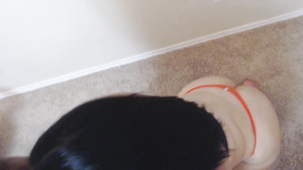 BBC blowjob and Cumshot