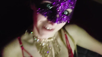 Young amateur wife fucked in public on a sex theater