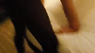 Slut wife get fucked by three black studs