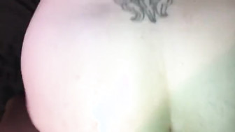 Slutwife takes monster BBC in her ass