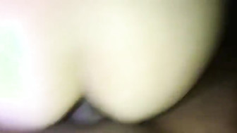 Slutwife takes monster BBC in her ass