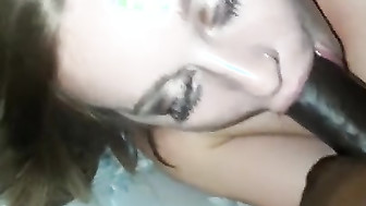 Sharing his white slut GF