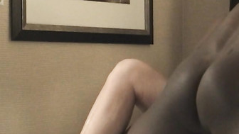 Burning a married slut pussy as hubby clicks