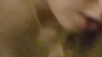 White wife gets a creampie from BBC hubby cleans