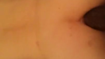 Hot teen girlfriend gets BBC in ass