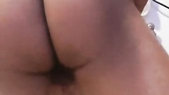 Hotwife takes BBC creampie while hubby films