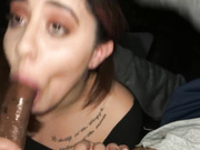 Mouthfucking in the car