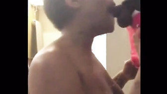 Damn she can suck like a pro