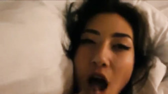 Hot asian girlfriend blowjob