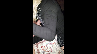 Wife with black bull and sissy husband