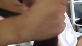 Blond girl loves to suck BBC