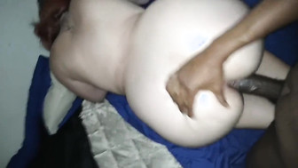 Wife with big ass fucked by black cock