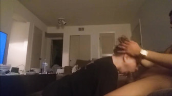 Deepthroat mouthfucking