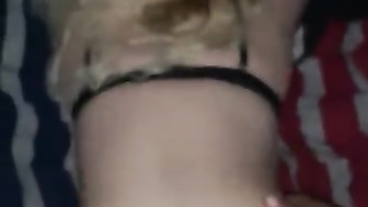 Blond MILF gets BBC
