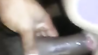 Young blonde sucks and fucks BBC