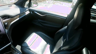 Drove the neighbor's wife on the new Tesla