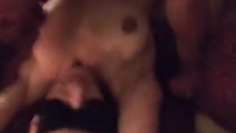 First Time Watching Wife get Big Dick