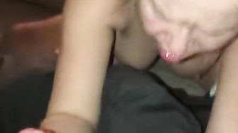 Hubby films his wife with her first BBC