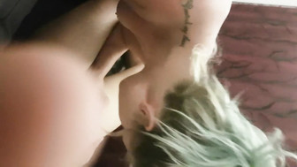 Amateur Threesome Girlfriend Fucks Ex and Friend